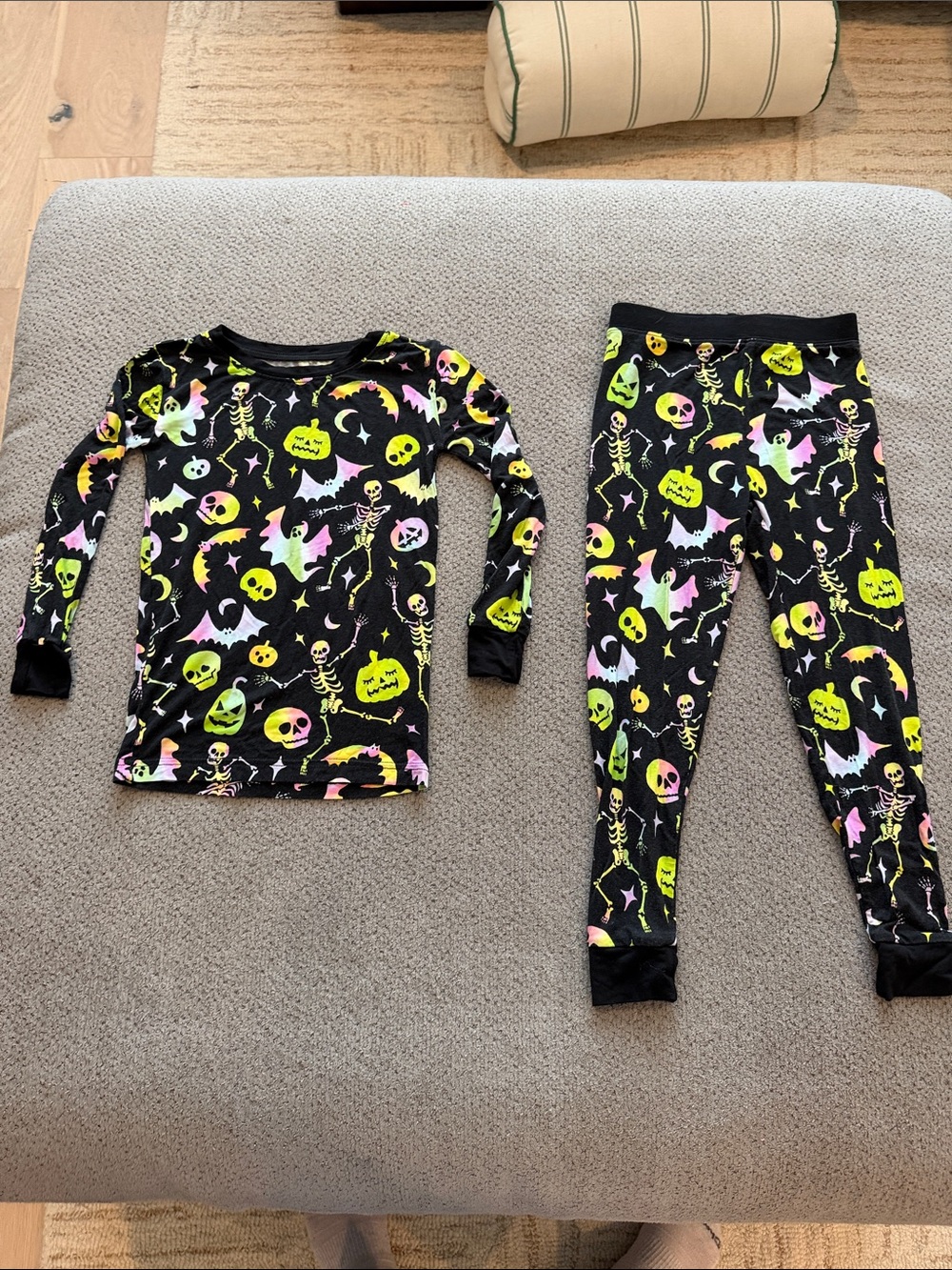 Little Sleepies Halloween Skeleton Pajamas